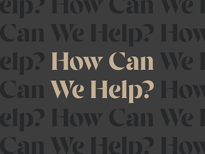 How Can We Help? (COVID-19 Edition) advice brand identity brand strategy branding business design free advice help idenity illustration package design packaging strategy typogaphy