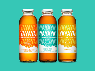 Say YAYAYA for this tea branding! american beverage brand identity brand strategy branding design grocery idenity naming package design packaging tea typogaphy yaupon