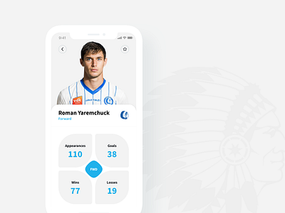 Daily UI #006 • User Profile app branding buffalo daily ui dailyui kaa gent sketch sketchapp soccer ui