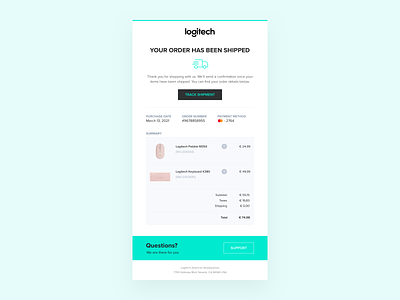 Daily UI #017 • Email Receipt