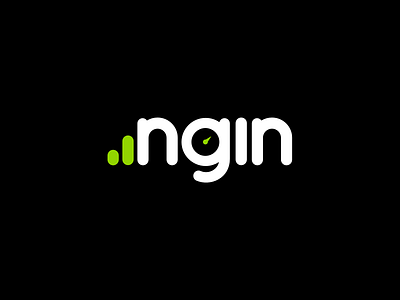 NGIN Logo analytics black dashboard green logo ngin