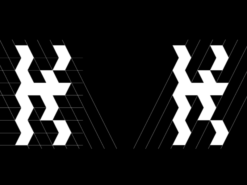 ZIG ZAG typeface monospaced type typeface design letter design typo font design font type design typography typeface