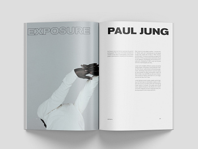 NORMANDIA / Magazine editorial editorial design layout magazine magazine design minimal photography print layout typogaphy typography