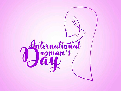 International Women day concept confident creative design growing illustration vector woman women