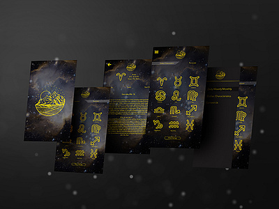 Horoscope App app design horoscope photoshop ui ui design
