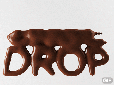chocolate animation rendering test animation choc drop chocolate dropping