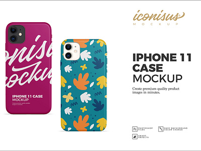 Iphone 11 Case Mockup Template By Iconisusmockup C Karabulut On Dribbble