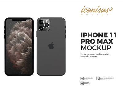 iPhone 11 Pro Max Mockup Template