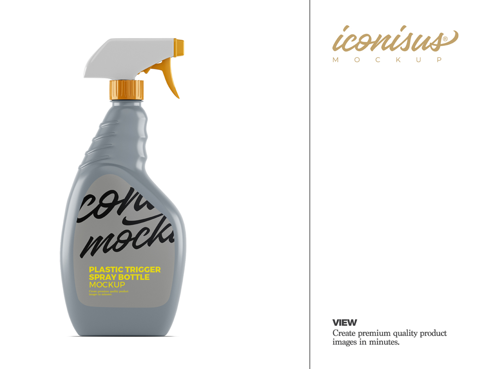 Download Spray Plastic Bottle Mockup Template By Iconisusmockup C Karabulut On Dribbble PSD Mockup Templates