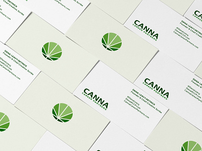 Canna Career Partners Biz Cards brand identity branding business cards cannabis cannabis design cannabis logo design gclcreative graphic design icon illustration layout logo logotype typography wordmark