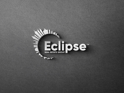 Eclipse Real Estate Logo brand identity branding design designinspiration eclipse eclipselogo gclcreative graphic design illustration logo logoinspiration logomockup logos mockup real estate logo typography