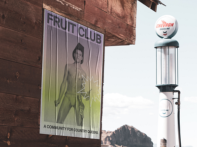 Fruit Club brand design lgbt poster poster design print design queer