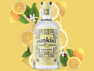 Sunkist Vodka Packaging