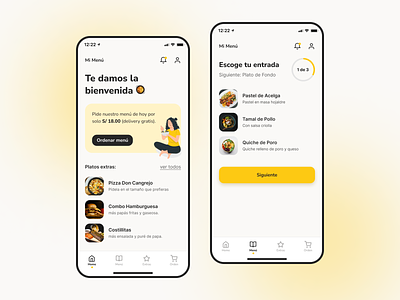 Menu Restaurant App app menu restaurant ui ui design ux ui