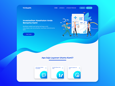 Simple Landing Page app design icon illustration ui ux web website