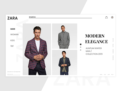 Landing Page Zara