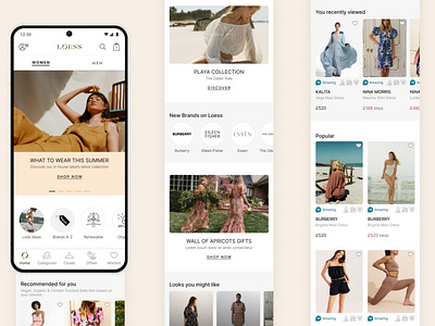 Climate-tracked app for fashion shoppers