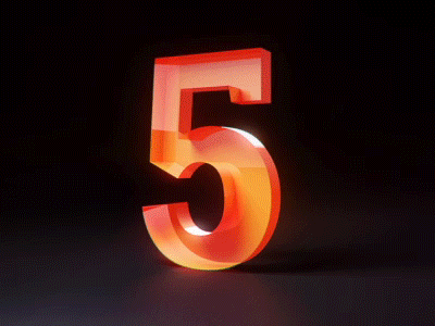 just 5 - just for fun 3d 5 animation five