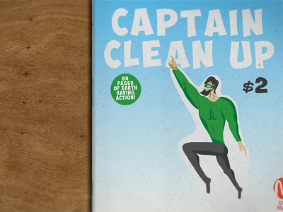 Captain Clean Up animation illustration