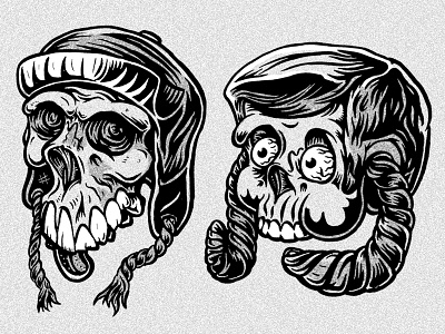 Zine Characters comics illustration monster skull zine