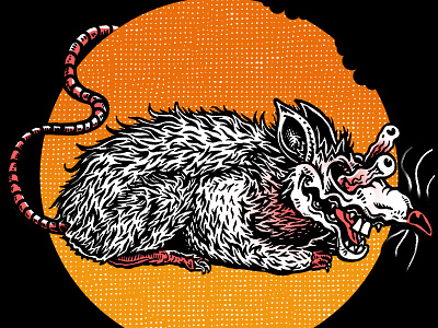 Drawlloween Day 3: Rat art drawlloween illustration inktober rat
