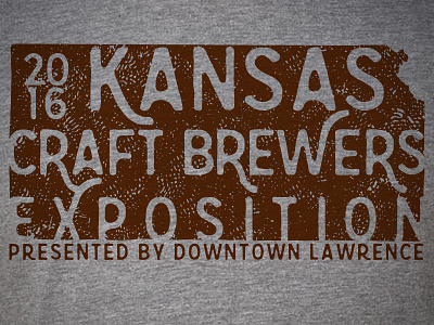 Kansas Craft Brewers Expo 2016 shirt