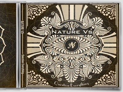 Album Art: Nature Vs - Question Everything album arabesque cd complex design layout music pattern