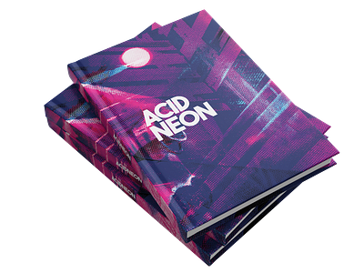 acidneon design illustration typography