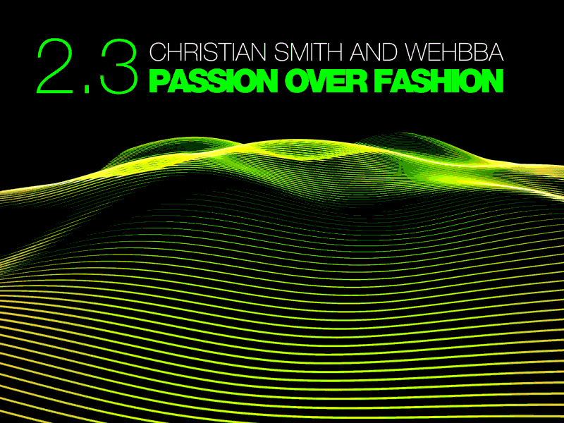 Passion Over Fashion (Animated) animated gif gif lines wave field waves