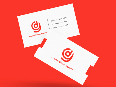Logo + visiting card logo agency graphic design