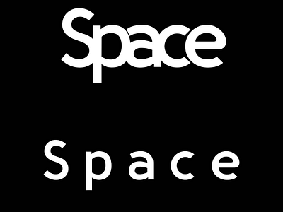 Space logo concept