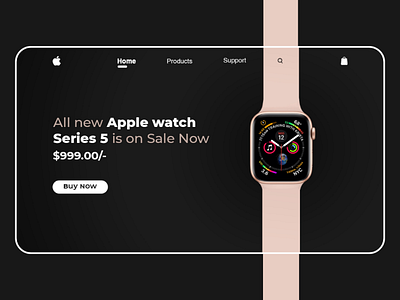 Apple Watch Website Ui Design