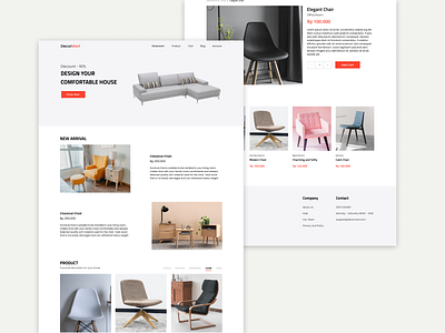 DecorMart - Furniture Landing Page