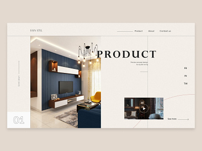 Interior Website concept