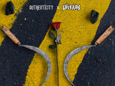 Authenticity x The Upstairs Collaboration Single Cover Artwork album cover artwork band cover design graphic design key visual music photo manipulation single cover