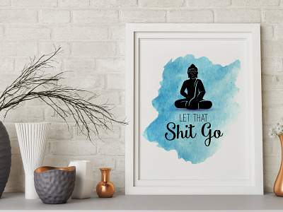 Wall art with Buddha for Home Decoration
