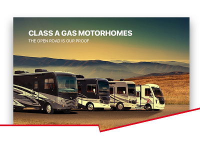 Fleetwood RVs – Fleetwood Class A & C Motor homes branding design photoshop web website