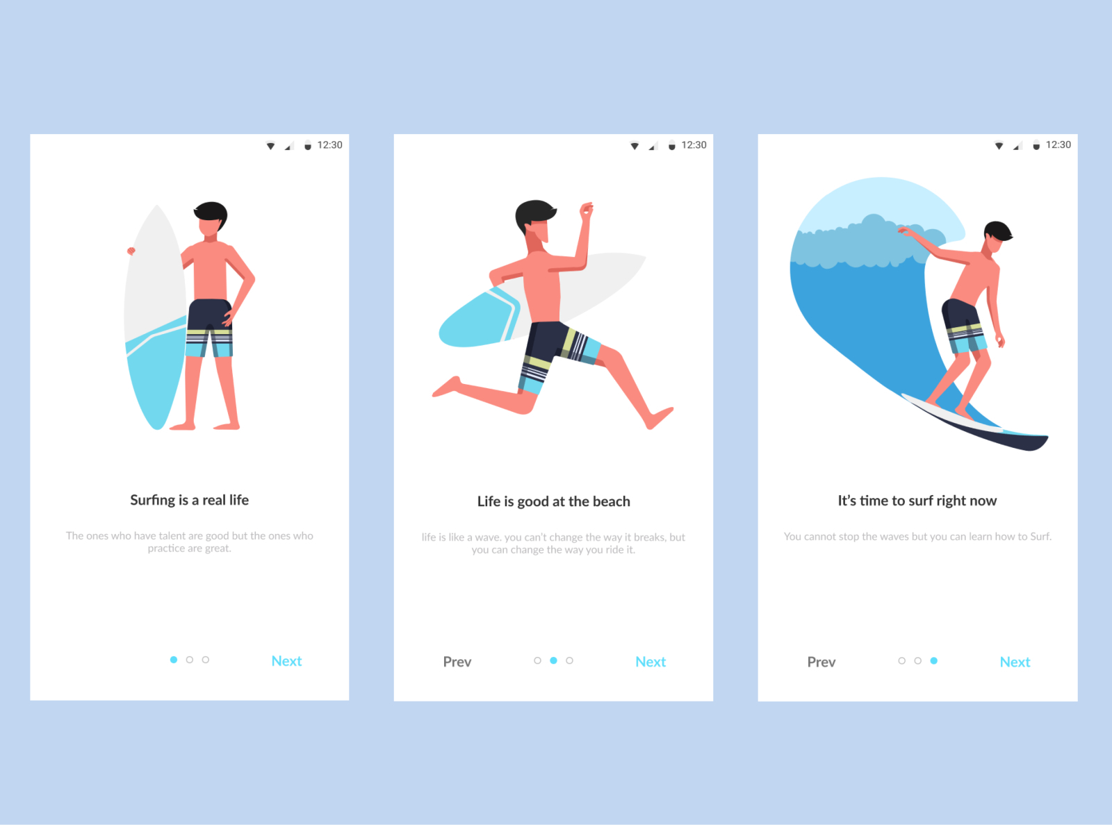 Surfing App by Arkanpo on Dribbble