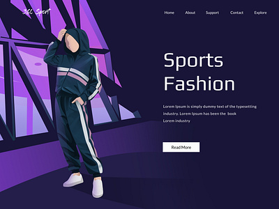 Landing Page Sport