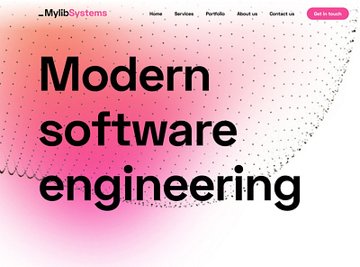 Mylibsystems design designs desktop engineering interface minimalism modern responsive design softball software typography ui ui design ux ui website website design