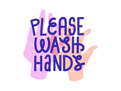 Please wash hands coronavirus covid covid 19 hands illustration lettering sign transparent typography wash wash your hands