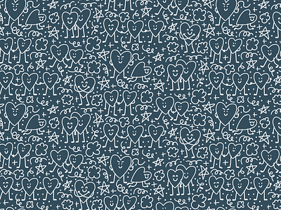 Love doodle pattern black and white characters cute doodle heart illustration lgbt lgbtq love monochrome pattern seamless