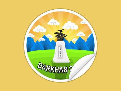 Darkhan Sticker Version darkhan sketch
