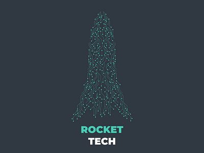 ROCKET TECH 🚀 figma logo logo design tech technology technology logo