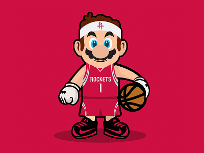 Super Mario NBA Rockets