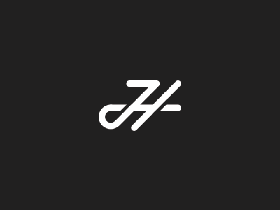 jh monogram wip logo dribbble