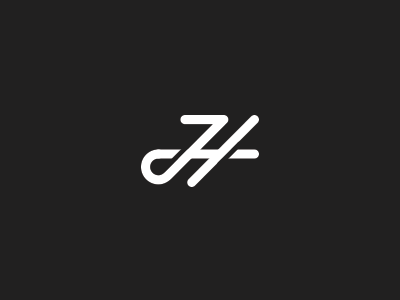 JH monogram WIP custom h j jh lettering monogram type