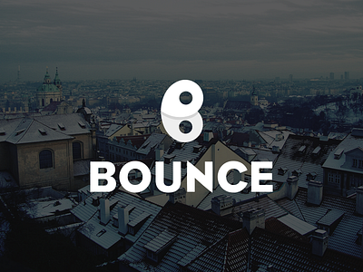 Bounce logo... app b bounce brand logo pin pins simple