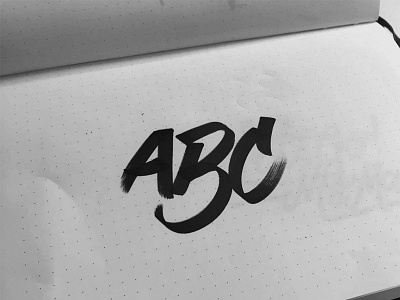 quick lettering practice