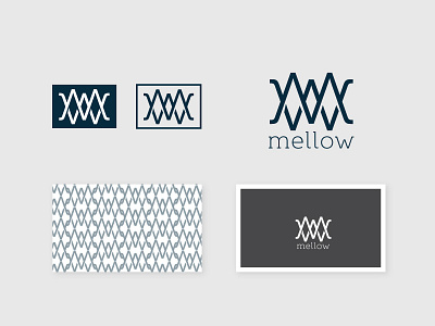 mellow branding exploration branding mellow monogram mw vector wip